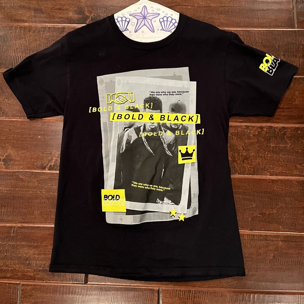 Black with neon T-shirt